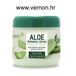 TABAIBALOE PREMIUM ALOE VERA FACE & BODY CREAM PREMIUM KREMA ZA LICE I  TIJELO S ALOE VEROM  300 ml