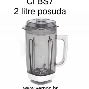 AKCIJA Ci LEQUIPE BS7 QUATTRO 4.6 KS Premium Blender REZERVNA KOMPLET POSUDA S NOŽEM 2 LITRE MADE IN KOREA