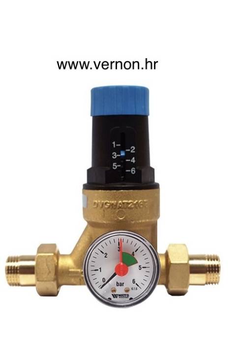 TERMA WATTS REGULATOR TLAKA-Smanjivač tlaka sa manometrom DRV20M/M 3/4"