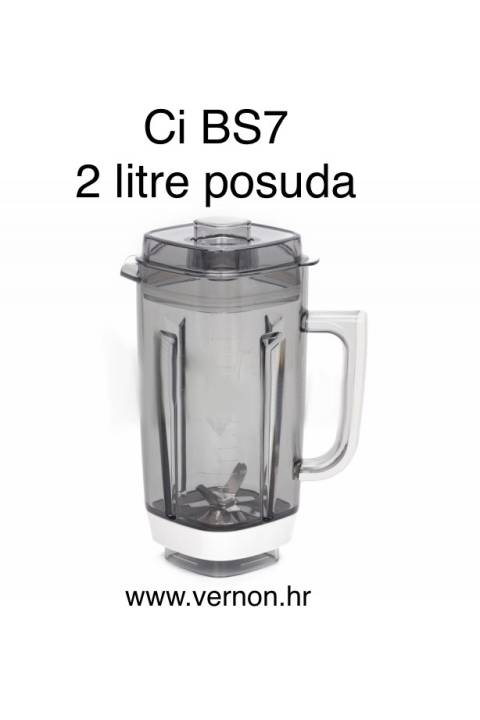 AKCIJA Ci LEQUIPE BS7 QUATTRO 4.6 KS Premium Blender REZERVNA KOMPLET POSUDA S NOŽEM 2 LITRE MADE IN KOREA