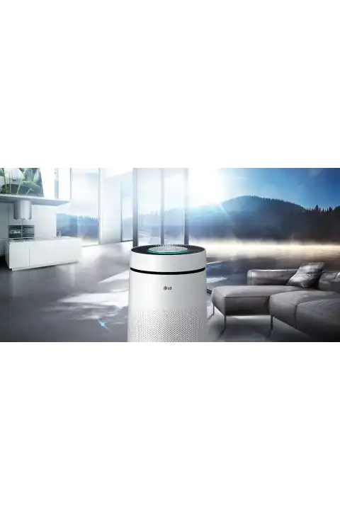 RASPRODANO LG AS60GDWV0 Pročišćivač zraka LG PuriCare™, uklanja čestice do 1,0 PM u krugu 360°do 58 m2