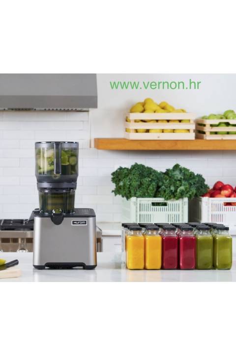 NOVO HUROM PROFESIONALNI SOKOVNIK CP50 HLADNA PREŠA VELIKI OTVOR SA SJECKALICOM VOĆA I POVRĆA 3 L,SITO ZA BISTRI SOK I SMOOTHIE