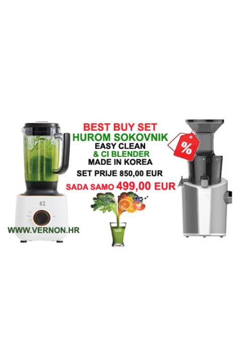 BEST BUY SET HUROM DAHLERT DT SJ 19 SOKOVNIK HLADNA PREŠA LAKO ČIŠĆENJE I CI BS 5 BLENDER 2.7 KS MADE IN KOREA