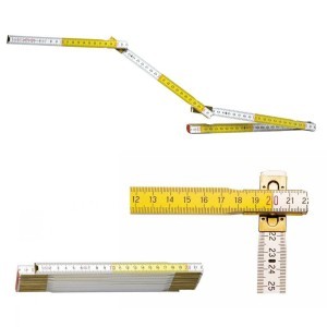 STANLEY DRVENI SKLOPIVI METAR, 2 m 17 mm BIJELO ŽUTI   0-35-458
