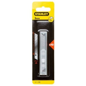 STANLEY 10 KOMADA INTERLOCK OŠRTICE NOŽEVA ZA SKALPEL 9 mm 0-11-300