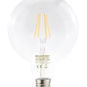 Blaupunkt led žarulja G125-1CL LED FILAMENT 4W 470lm E27 2700K