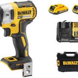 DEWALT aku udarni odvijač DCF887D2-QW 18V 2xAku 2,0Ah NOSAČ BITOVA, KOFER