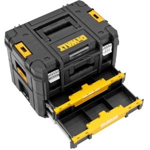 DEWALT TSTAK II KOMBINIRANI KOFER ZA ALAT SA DVIJE LADICE 44x32x33 cm DWST1-70702