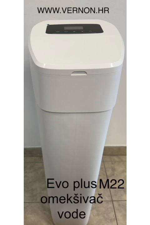 SUPER AKCIJA 35% POPUSTA EUROACQUE EVO PLUS M22 DVOSTRUKO PROPORCIONALNI OMEKŠIVAČ EUROACQUE SA PROTOKOM 1.8 m³/h SA BYPASOM,LED TOUCH SCREEN,  GODIŠNJI ODMOR,VOLUMETRIČKI I VREMENSKI VODA BEZ KAMENCA U KUĆI ILI STANU