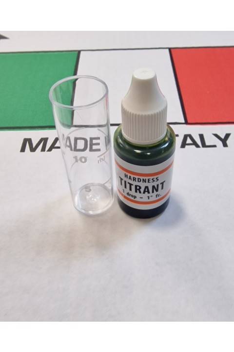 AKCIJA Euroacque pribor za ispitivanje Francuske  tvrdoće vode °F -TOTAL HARDNESS TEST KIT - KOMPLET ZA ISPITIVANJE TVRDOĆE BOČICA 15 ml