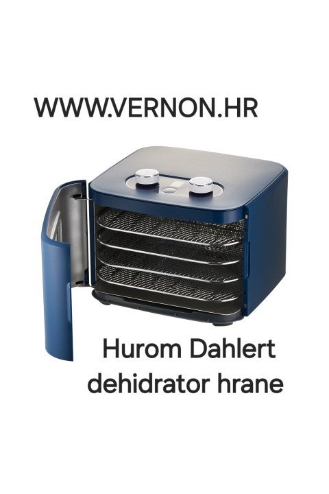 HUROM DAHLERT DEHIDRATOR HRANE -voća,povrća,mesa,ribe,cvijeća,bilja... 400 W 35~80°C NAVY PLAVA I BIJELA BOJA