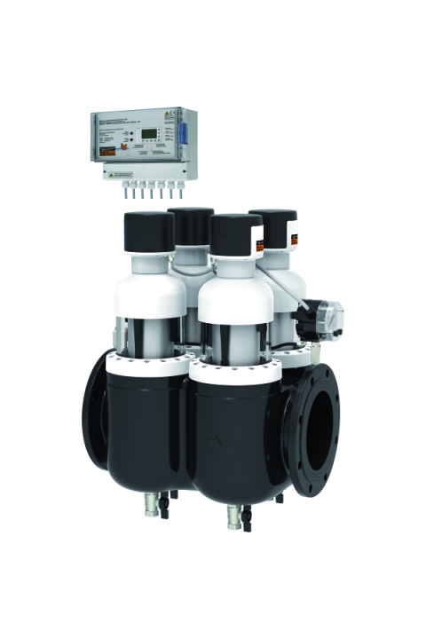 JUDO PROFIMAT-QUICK CONTROL (kontrola vremena i diferencijalnog tlaka) JPF-PROFIMAT-ATP DN 125 - 200 automatski bespovratni zaštitni filter za vodu sa ispiranjem do 30° C