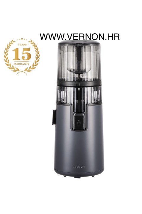 AKCIJA 10% NOVO U 2025 GODINI Hurom H70FT - titan siva boja Easy Clean Slow Sokovnik-hladna preša veliki otvor tehnologija bez sita lako čišćenje 15 GODINA JAMSTVA NA MOTOR