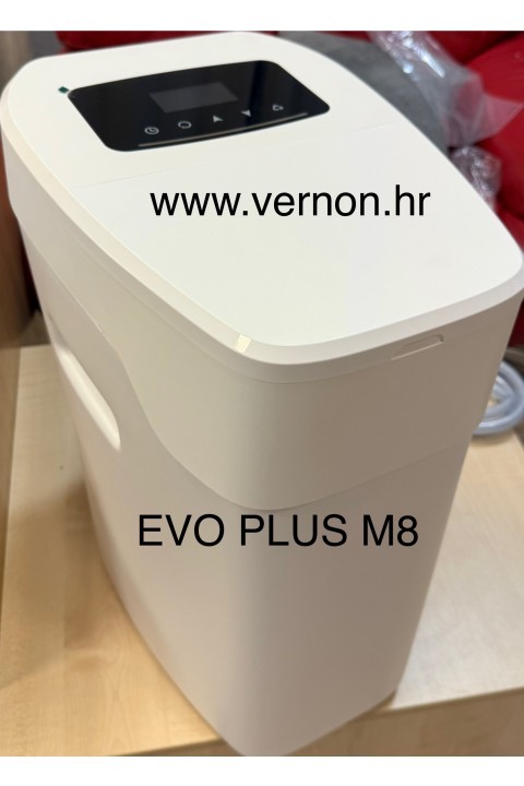SUPER AKCIJA 35% POPUSTA EUROACQUE EVO PLUS M8 DVOSTRUKO PROPORCIONALNI OMEKŠIVAČ EUROACQUE SA PROTOKOM 0.8 m³/h SA BYPASOM,LED TOUCH SCREEN, GODIŠNJI ODMOR,VOLUMETRIČKI I VREMENSKI VODA BEZ KAMENCA U KUĆI ILI STANU